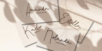 Rumble Honey Signature Font Poster 3