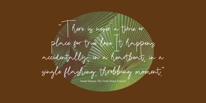 Rumble Honey Signature Font Poster 2