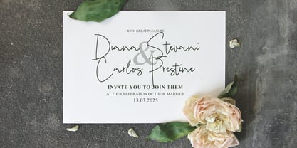 Rumble Honey Signature Font Poster 7