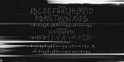 Rumble Honey Signature Font Poster 6