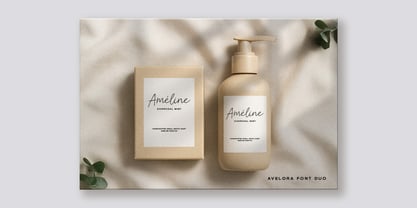 Avelora Font Poster 7