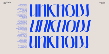 Mura Font Poster 5