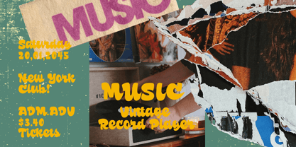 Chicoe Font Poster 8