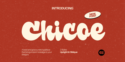 Chicoe Font Poster 1