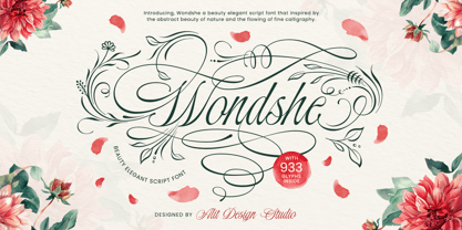 Wondshe Font Poster 1
