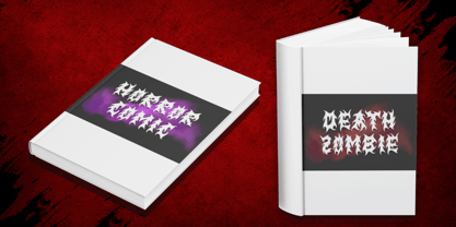 Black Sadam Font Poster 4