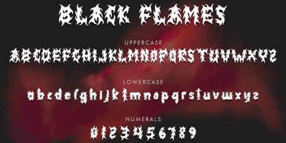Black Sadam Font Poster 7