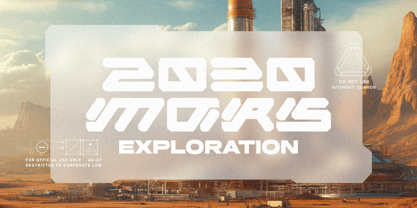 Core Tech Font Poster 3