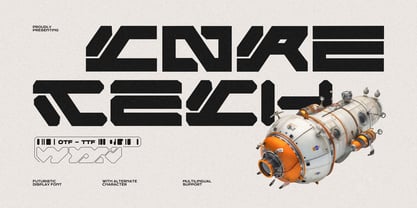 Core Tech Font Poster 1