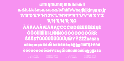 Funky Glitter Font Poster 12