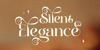 Glasing Font Poster 2