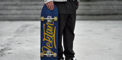 Goland Button Font Poster 11