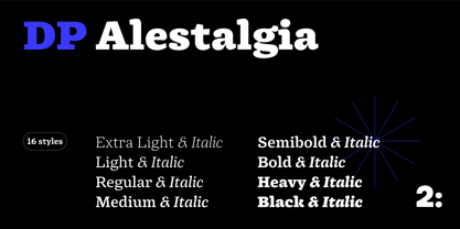 DP Alestalgia Font Poster 1