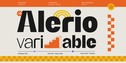 Zn Alerio Variable Font Poster 1