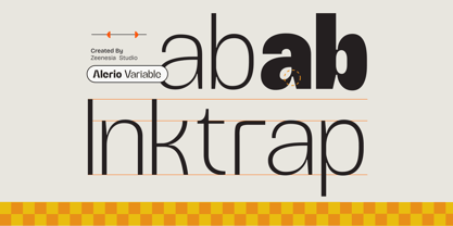 Zn Alerio Variable Font Poster 7