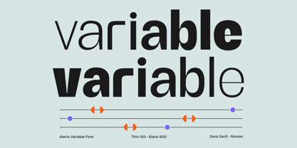 Zn Alerio Variable Font Poster 4