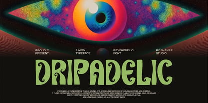 Dripadelic Font Poster 1