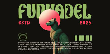 Dripadelic Font Poster 2