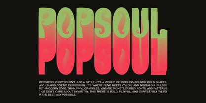 Dripadelic Font Poster 4