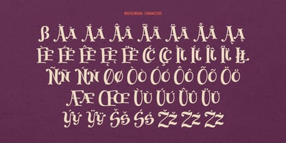 Jumping Rabbit Font Poster 8