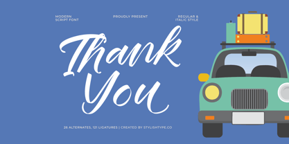 Festival Routes Font Poster 15