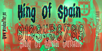King Of Spain Font Poster 7