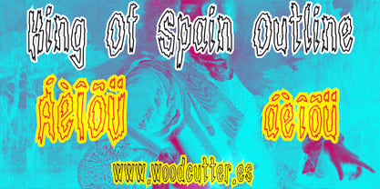 King Of Spain Font Poster 4