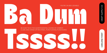 Carlone Font Poster 2