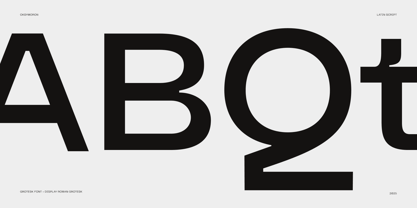Oksymoron Grotesk Font Poster 9
