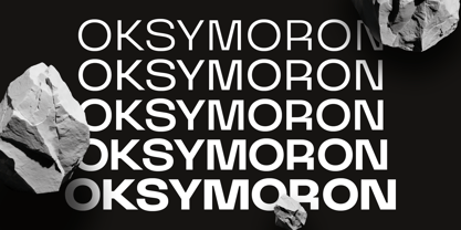 Oksymoron Grotesk Font Poster 1