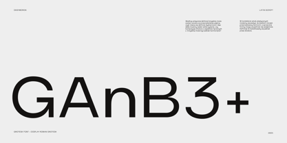 Oksymoron Grotesk Font Poster 7