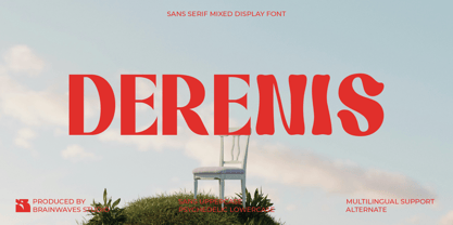 Derenis Font Poster 1