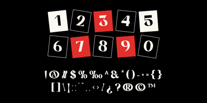 Derenis Font Poster 3