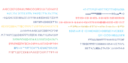 Ongunkan Antique Runic Unicode Font Poster 5