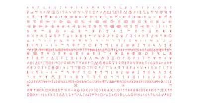 Ongunkan Antique Runic Unicode Font Poster 1