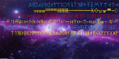 Ongunkan Antique Runic Unicode Font Poster 6