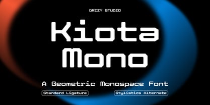 Kiota Mono Font Poster 1