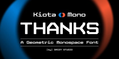 Kiota Mono Font Poster 10