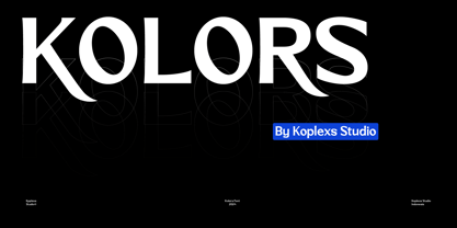 Kolors Font Poster 1
