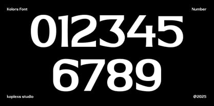 Kolors Font Poster 9