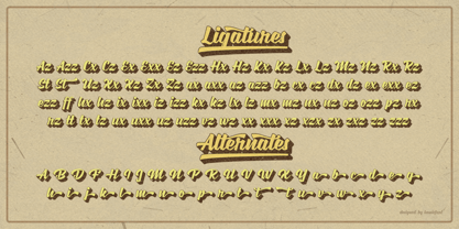 Jostena Font Poster 8