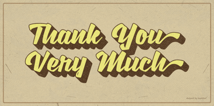 Jostena Font Poster 11