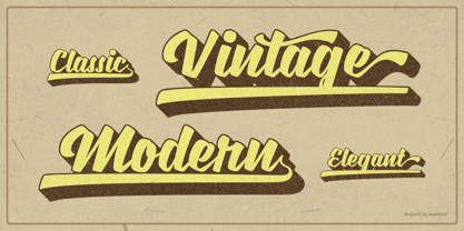 Jostena Font Poster 10