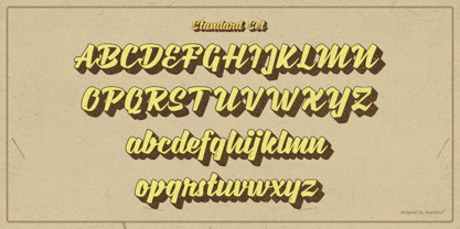 Jostena Font Poster 7