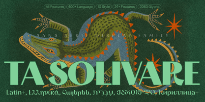 TA Solivare Font Poster 1
