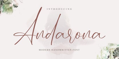Andarona Font Poster 1