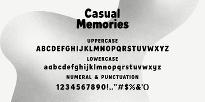Casual Memories Font Poster 15