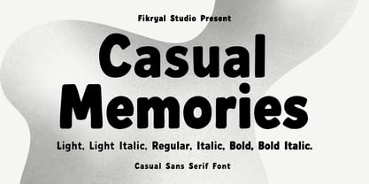 Casual Memories Font Poster 1