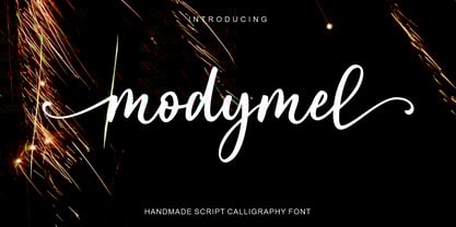 Modymel Font Poster 1