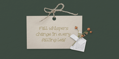 Walnut Hope Font Poster 7